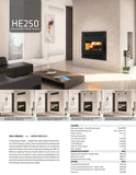 Ventis HE250 Zero Clearance Wood Fireplace - Chimney Liner